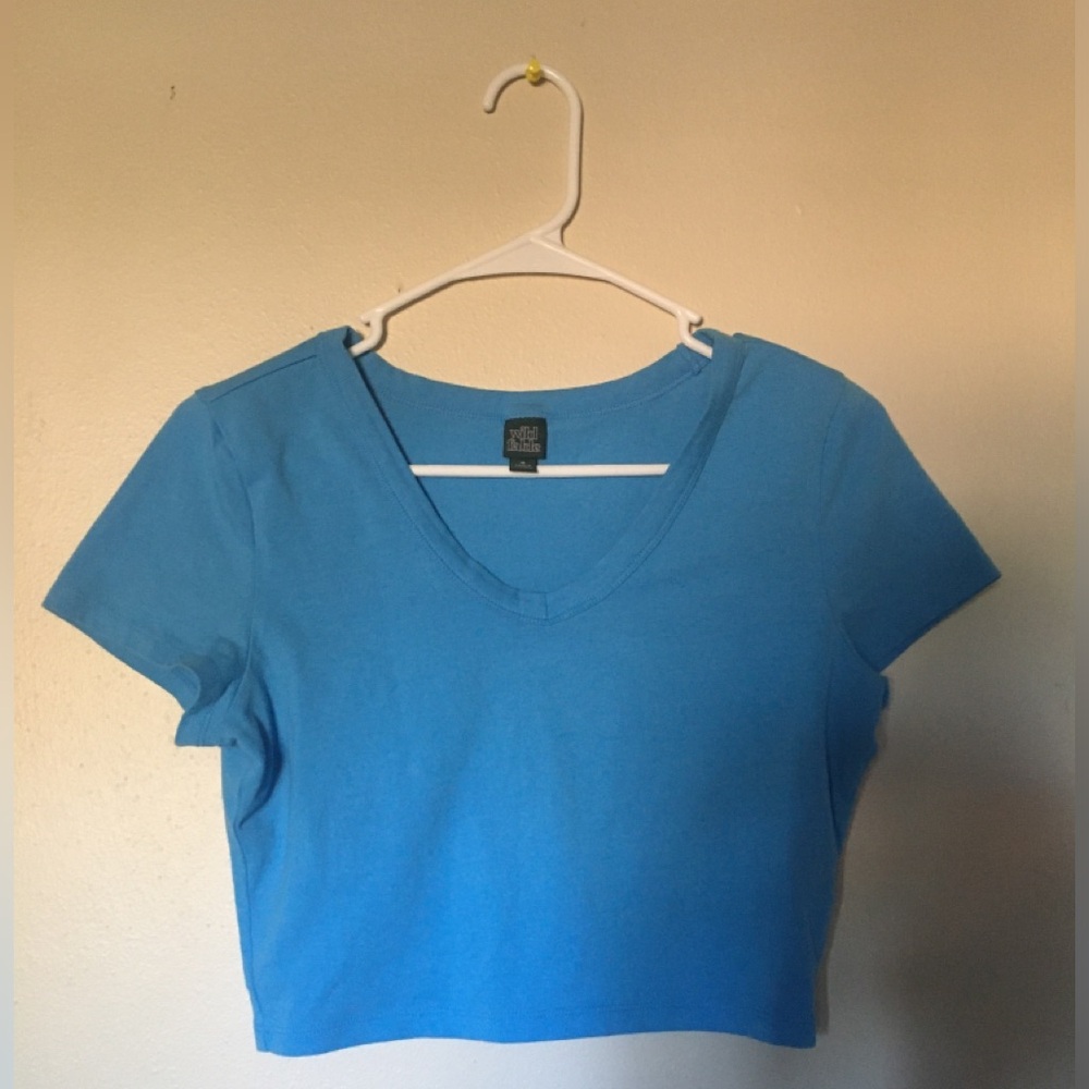 Blue Crop T-Shirt 💙